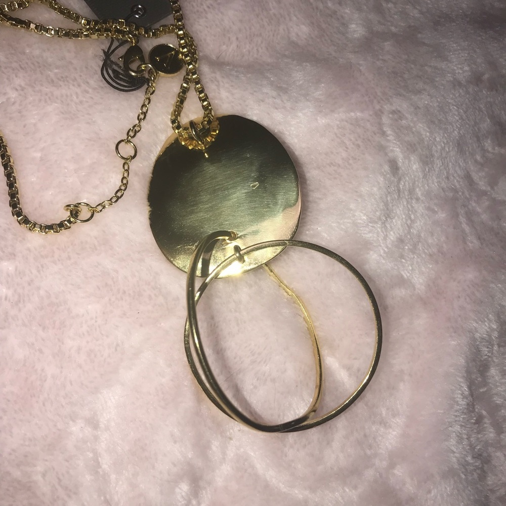 Vince Camuto Gold Statement Necklace New - Picture 5 of 12